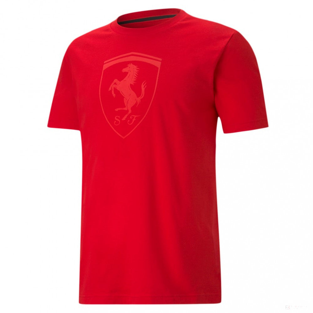 Ferrari T shirt Puma Race Big Shield Red 2021 FansBRANDS COM