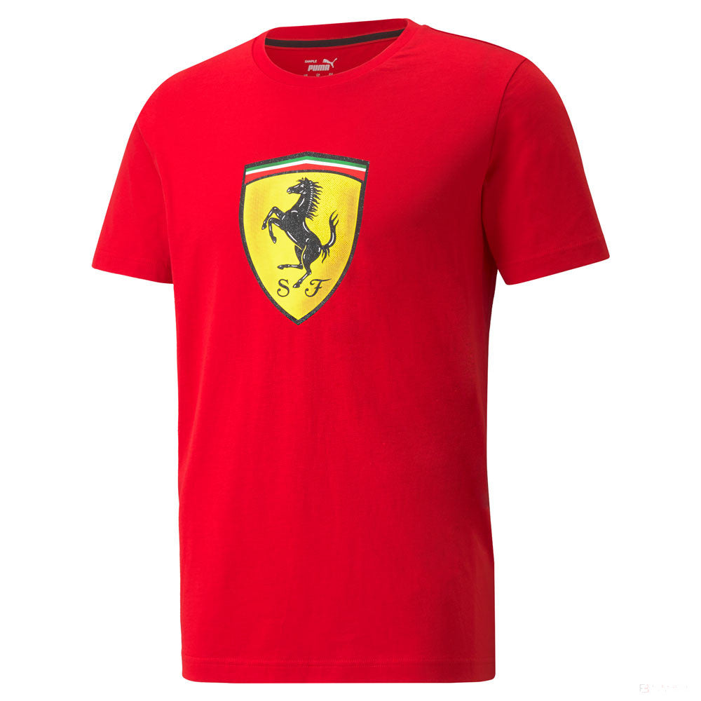 Ferrari T-shirt, Puma Race Big Shield, Red, 2021