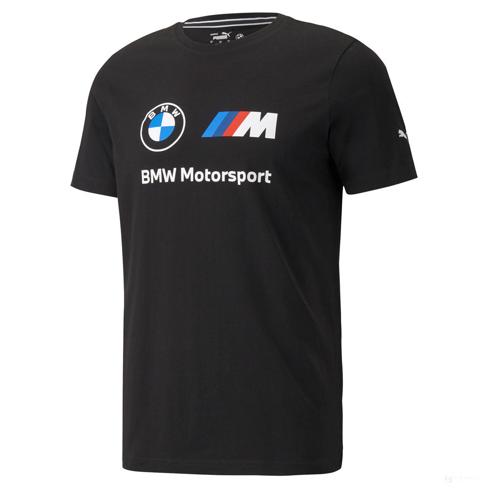 BMW T-shirt, Puma BMW MMS ESS Logo, Black, 2021