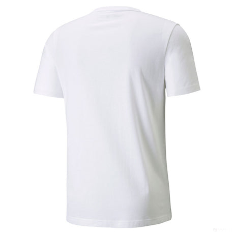 BMW T-shirt, Puma BMW MMS ESS Logo, White, 2021 - FansBRANDS®