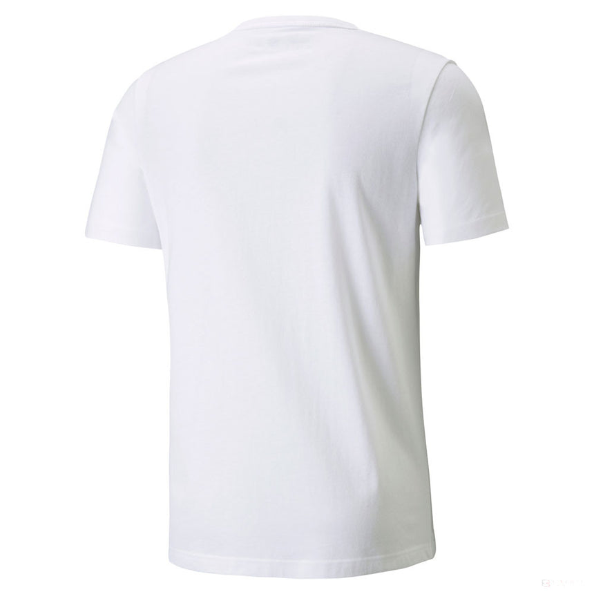 BMW T-shirt, Puma BMW MMS ESS Logo, White, 2021 - FansBRANDS®
