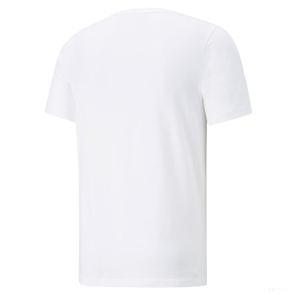 BMW T-shirt, Puma BMW MMS ESS Small Logo, White, 2021
