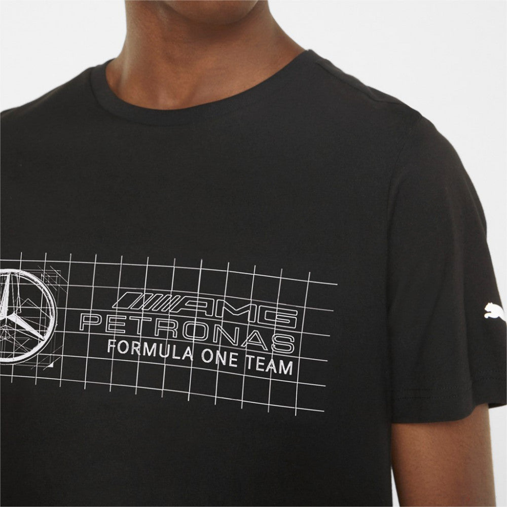 Puma Mercedes T-shirt, Black, 2022 - FansBRANDS®