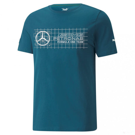 Puma Mercedes T-shirt, Blue, 2022 - FansBRANDS®