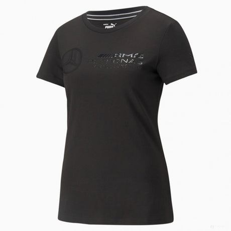 Puma Mercedes Womens T-shirt, Black, 2022 - FansBRANDS®