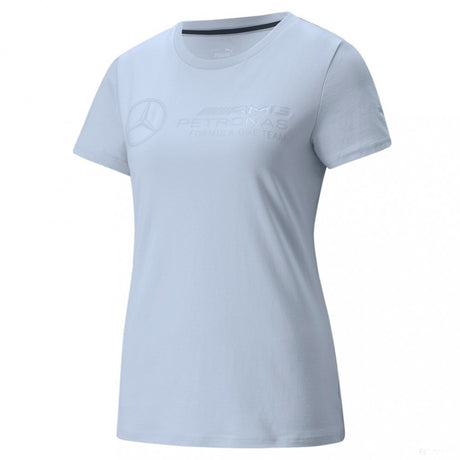 Puma Mercedes Womens T-shirt, Blue, 2022 - FansBRANDS®