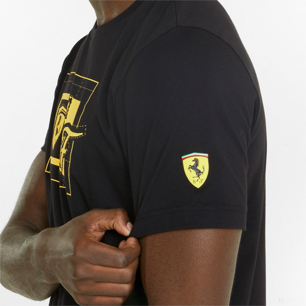 Puma Ferrari Race T-shirt, Black, 2022 - FansBRANDS®