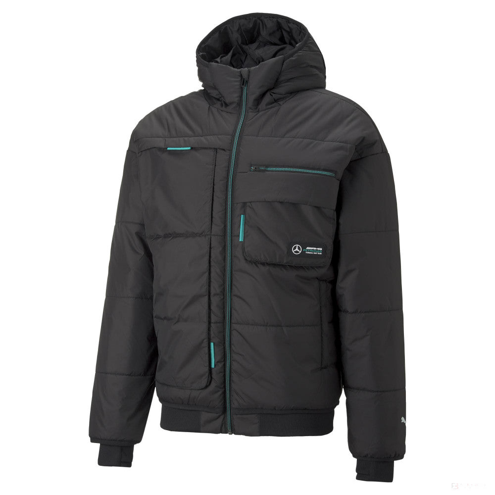 AMG Mercedes RCT Padded Jacket Puma Black 2022 FansBRANDS COM