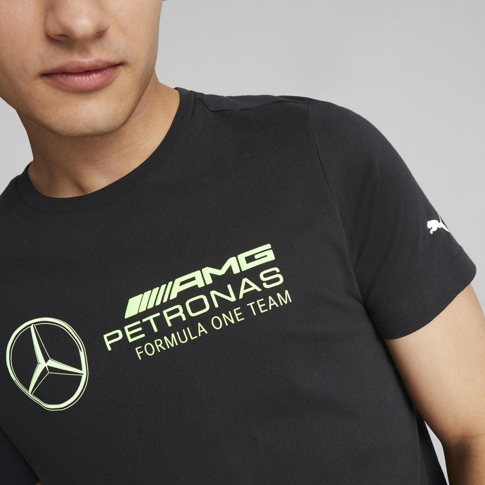 AMG Mercedes  Logo Tee Puma Black 2022 - FansBRANDS®