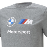 BMW MMS ESS LOGO TEE Medium Gray Heather 2022