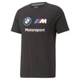 BMW MMS Essencial Logo Tee PUMA Black - FansBRANDS®
