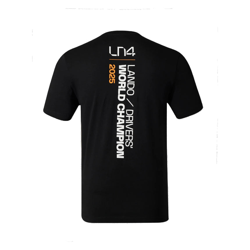McLaren t-shirt, Lando Norris, World Champion 2025, Special Edition, black