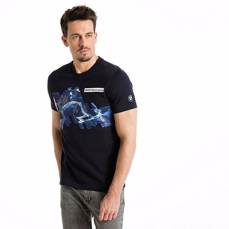 BMW T-shirt, Puma BMW Logo Graphic, Blue, 2017 - FansBRANDS®