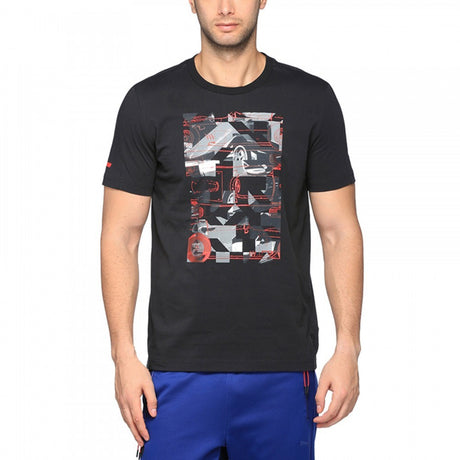 Ferrari T-shirt, Puma graphic, Black, 2017 - FansBRANDS®