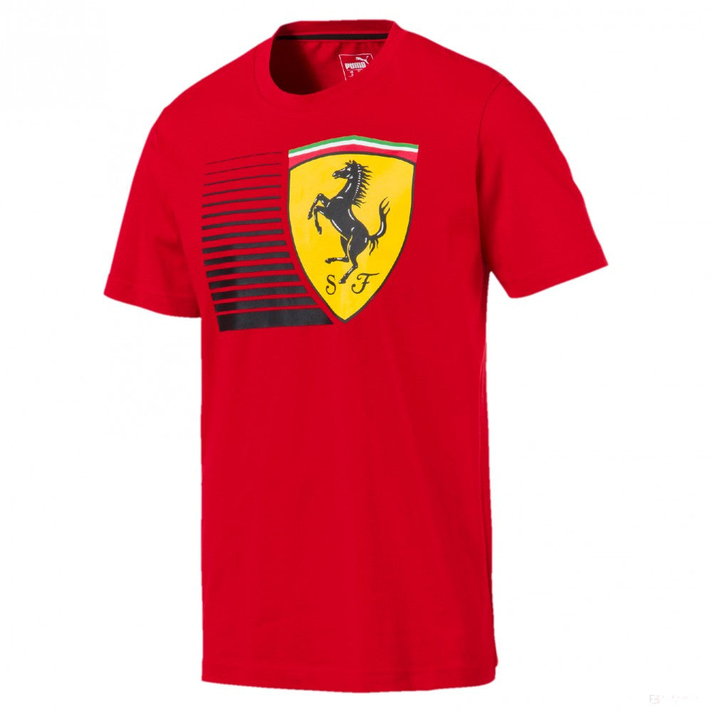 Ferrari T-shirt, Puma Big Shield, Red, 2018