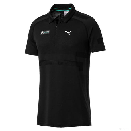 Mercedes Polo, Puma EcoKNIT, Black, 2019 - FansBRANDS®