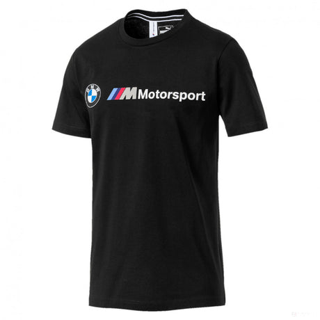 BMW T-shirt, Puma BMW MMS Logo, Black, 2019 - FansBRANDS®