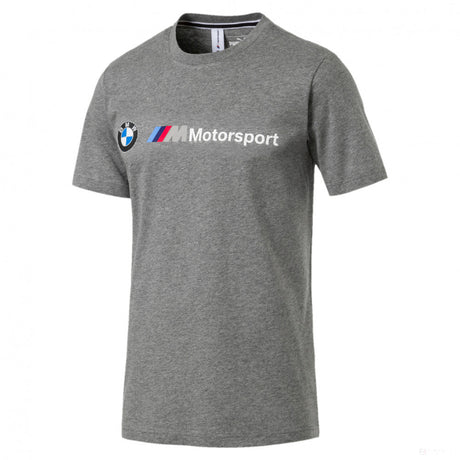 BMW T-shirt, Puma BMW MMS Logo, Grey, 2019 - FansBRANDS®