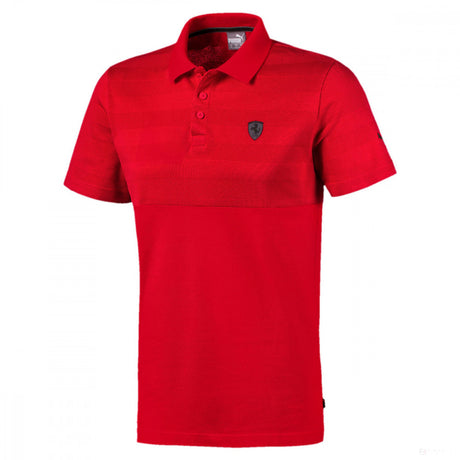 Ferrari Polo, Puma Scudetto Striped, Red, 2020 - FansBRANDS®