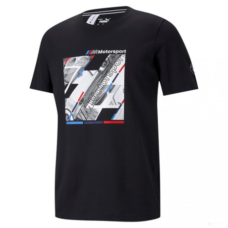 BMW T-shirt, Puma BMW MMS Graphic, Black, 2021 - FansBRANDS®