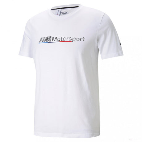 BMW T-shirt, Puma BMW MMS Logo+, White, 2021 - FansBRANDS®