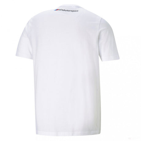 BMW T-shirt, Puma BMW MMS Logo+, White, 2021 - FansBRANDS®