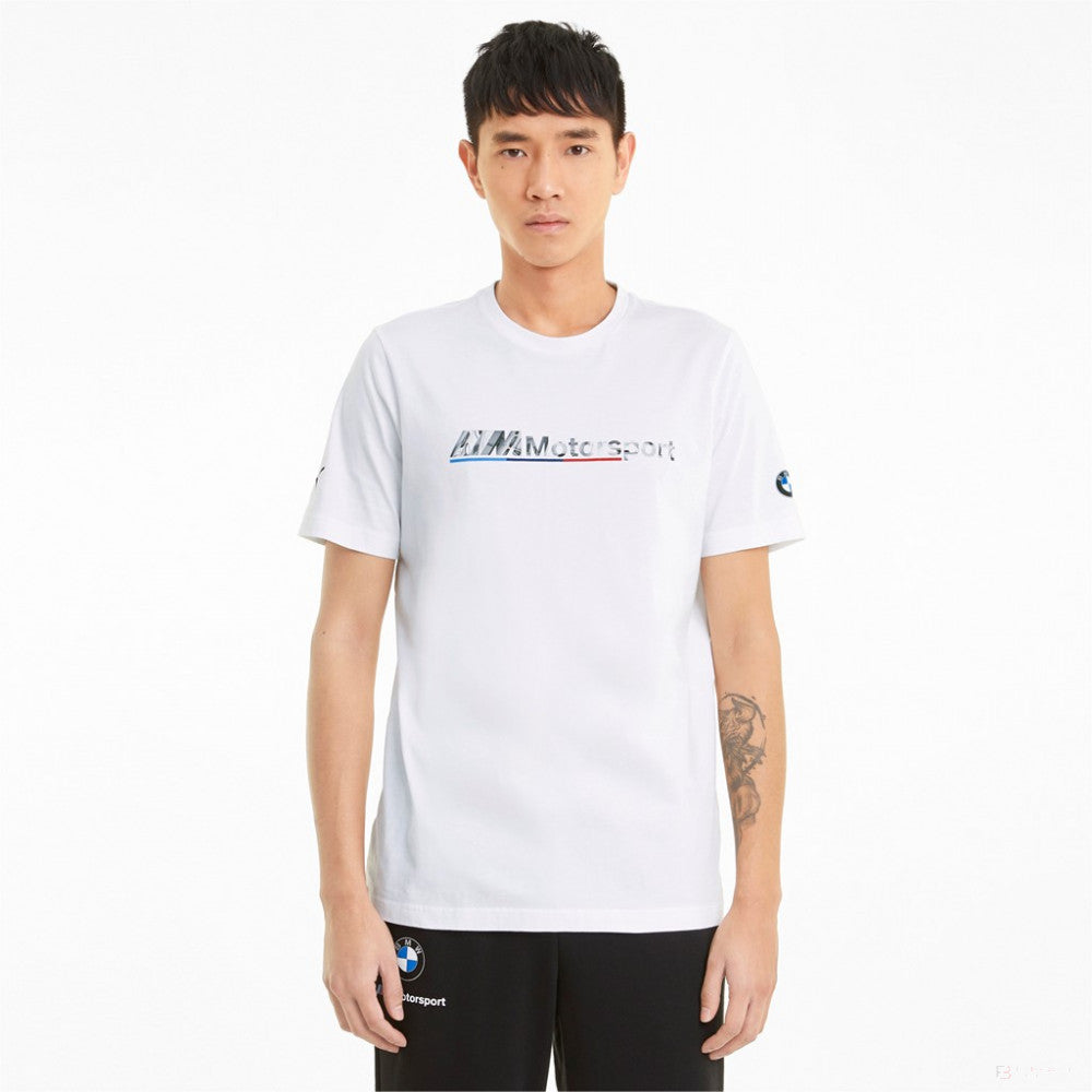 BMW T-shirt, Puma BMW MMS Logo+, White, 2021