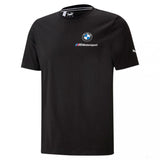 BMW T-shirt, Puma BMW MMS ESS Small Logo, Black, 2021