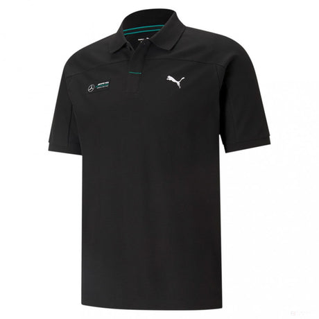 Mercedes Polo, Puma F1, Black, 2021 - FansBRANDS®