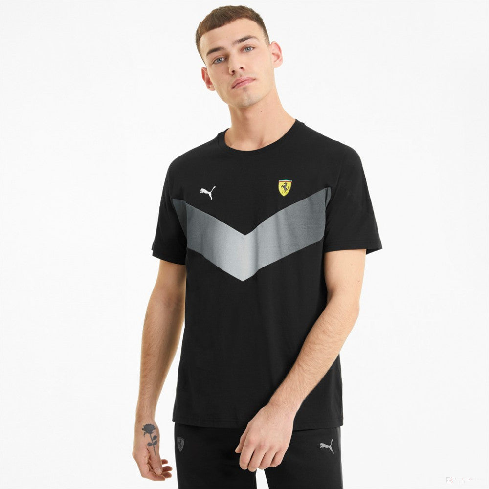 Ferrari T-shirt, Puma Race, Black, 2021