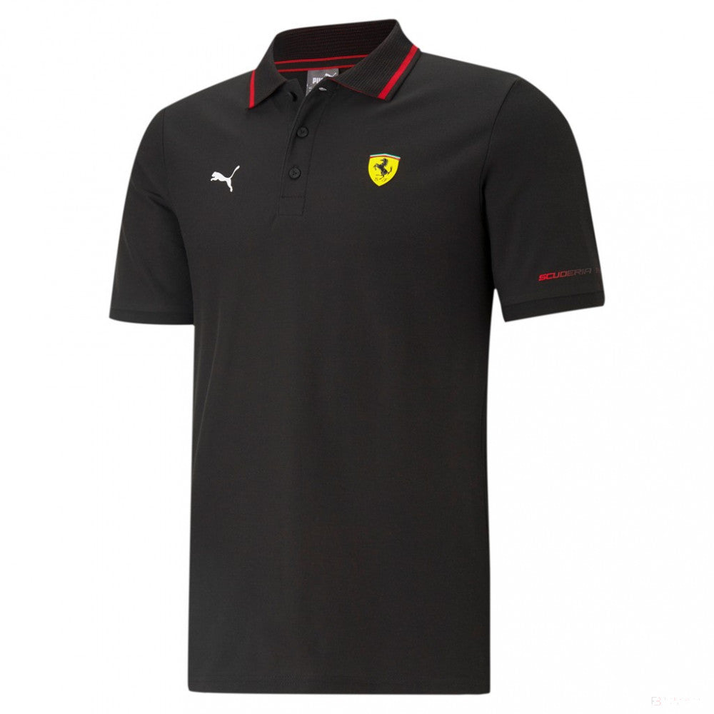 Ferrari black polo shirt best sale