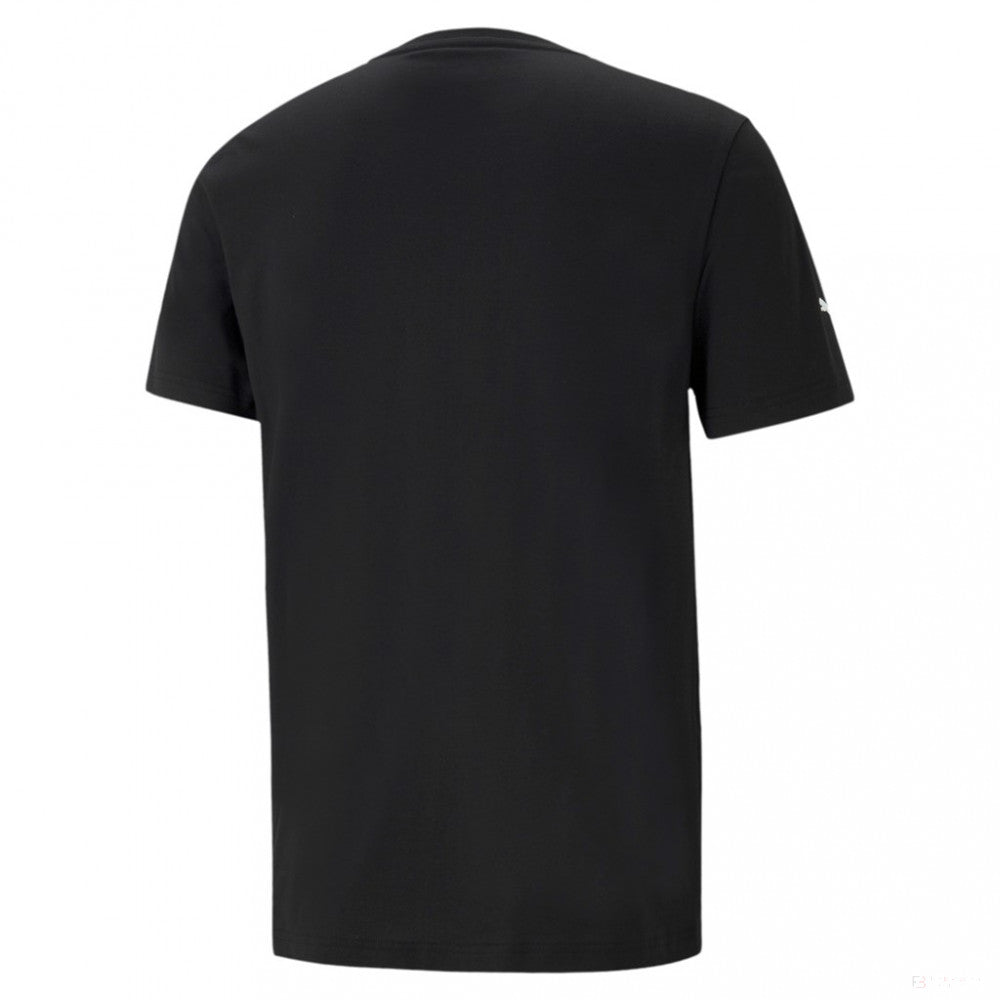 Ferrari T-shirt, Puma Checkered Flag, Black, 2021 - FansBRANDS®