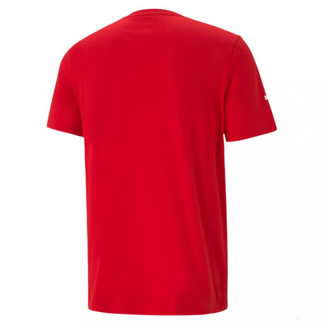 Ferrari T-shirt, Puma Checkered Flag, Red, 2021 - FansBRANDS®