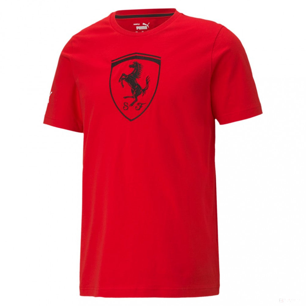 Ferrari T-shirt, Puma Race Big Shield+, Red, 2021