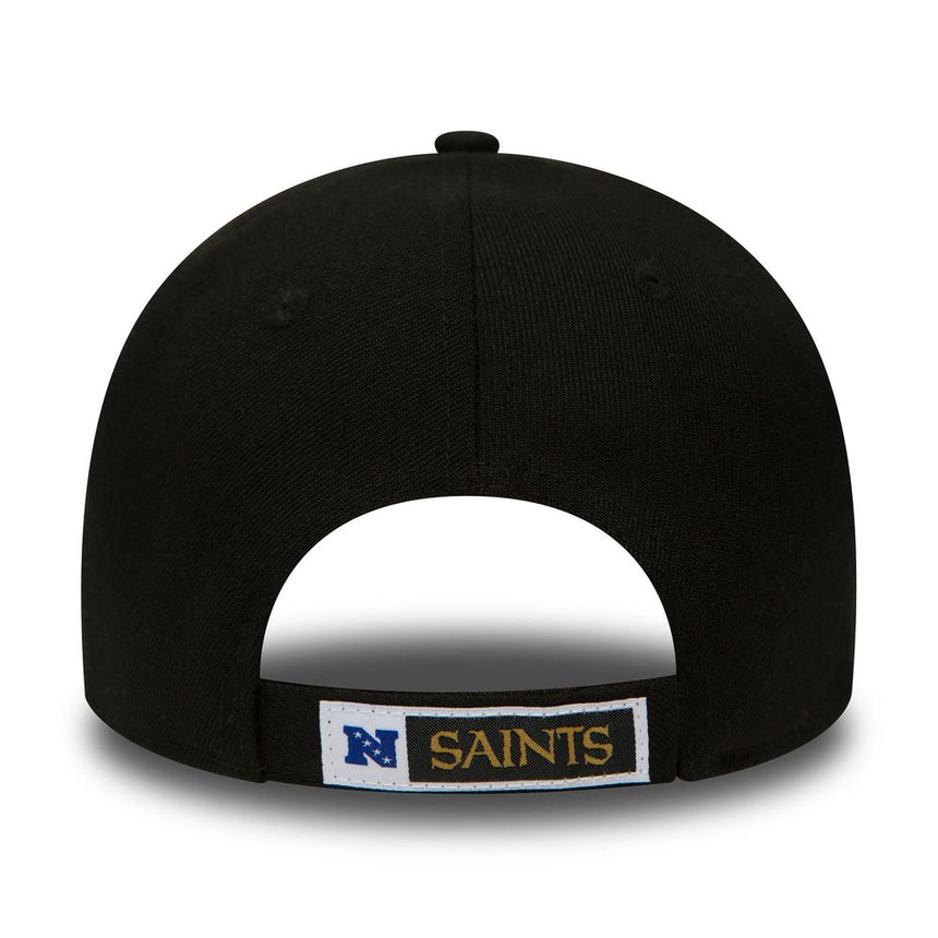 Gorra de béisbol negra de los New Orleans Saints