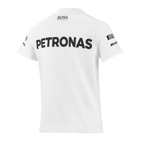 Mercedes Kids T-shirt, Team, White, 2015 - FansBRANDS®