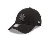 New York Yankees cap, New Era, 9FORTY, pop outline, black