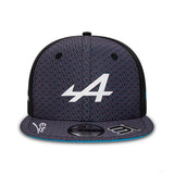 Alpine Esteban Ocon 9FIFTY Cap, Pc Kids Black-Youth - FansBRANDS®