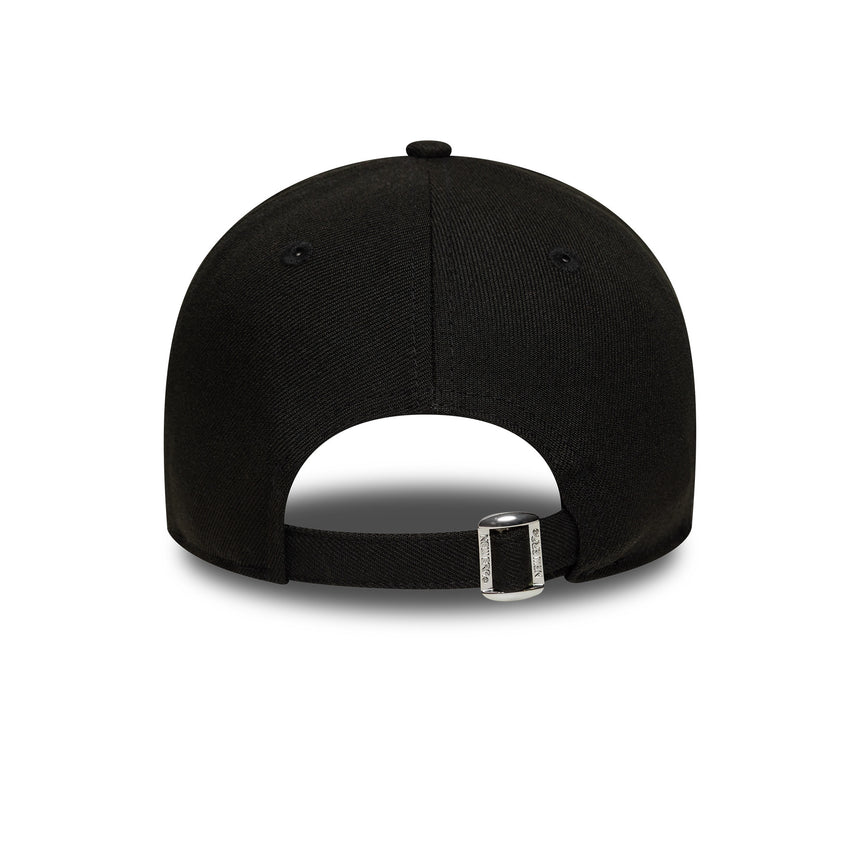 Los Angeles Dodgers cap, pop outline, New Era, 9FORTY, black