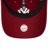 New York Yankees cap, New Era, 9TWENTY, essential, burgundy