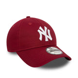 New York Yankees cap, New Era, 9TWENTY, essential, burgundy