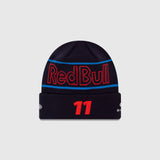 Red Bull beanie, NEW ERA, Sergio Perez, team, blue, 2024