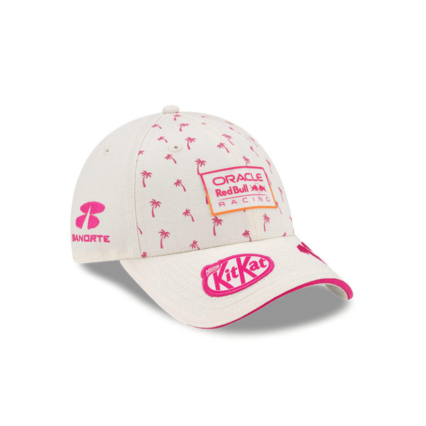 Gorra Red Bull, New Era, 9FORTY, Sergio Pérez, Miami SE, blanca