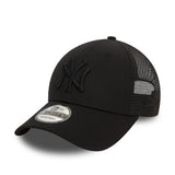 New York Yankees cap, trucker, New Era, 9FORTY, full black