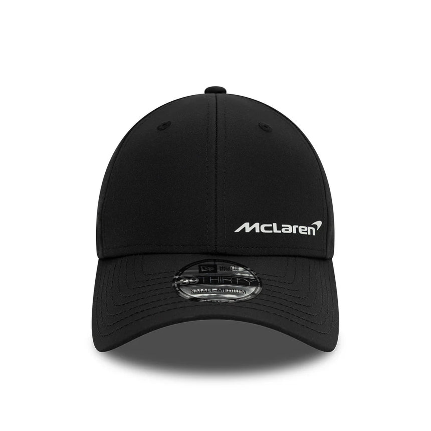 Gorra McLaren, New Era, 39THIRTY, Flawless, negra
