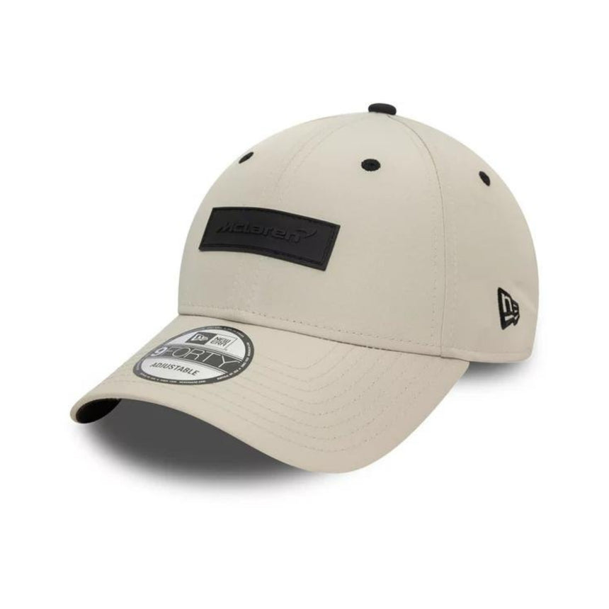 Gorra McLaren, New Era, logotipo de goma, gris