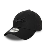 Alpine cap, embossed. New Era, 9FORTY, black