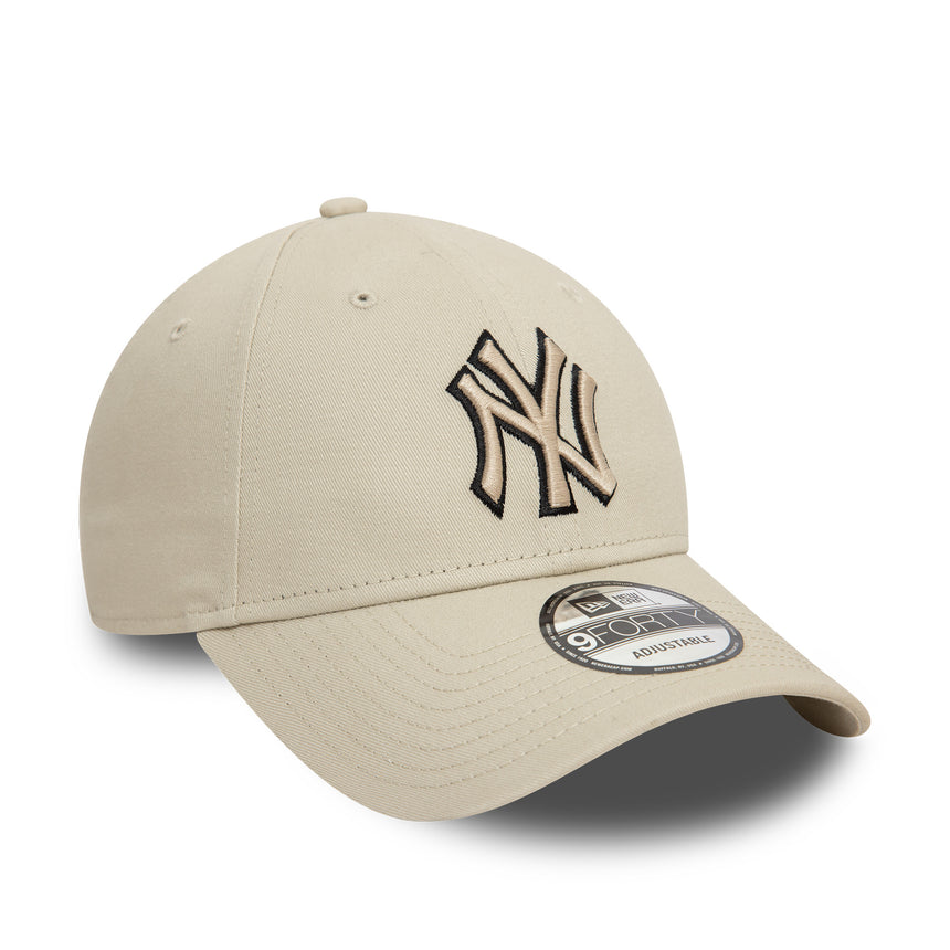 New York Yankees cap, New Era, 9FORTY, beige