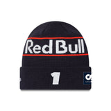 Red Bull Racing Cuff Knit Cap, Max Verstappen, New Era,Blue 🔥