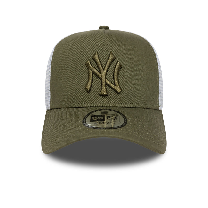 New York Yankees cap, New Era, trucker, essential, khaki